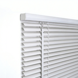 White Mini Blinds 1 Inch Horizontal <b>Light</b> Filtering Venetian Style For Home and Office - Product Image 1