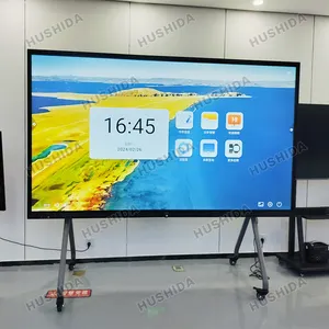 OEM ODM 4K Android OPS 65 Inch Interactive Display Smart Board 75 Inch Touch Screen Monitor Interactive Whiteboard