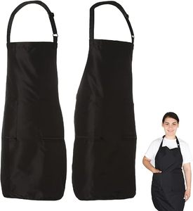 Mantella Professionale per Taglio Capelli con Fori per le Braccia, in Poliestere Nero, per Salone o Uso Domestico - Product Image 3