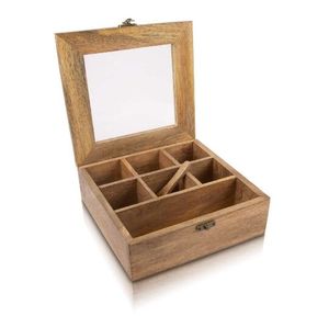 Wooden Masala Box Handmade Spice Spices Spice Box with Spoon Decorative Storage Box Kitchen Pantry Cabinet Drawer Storage