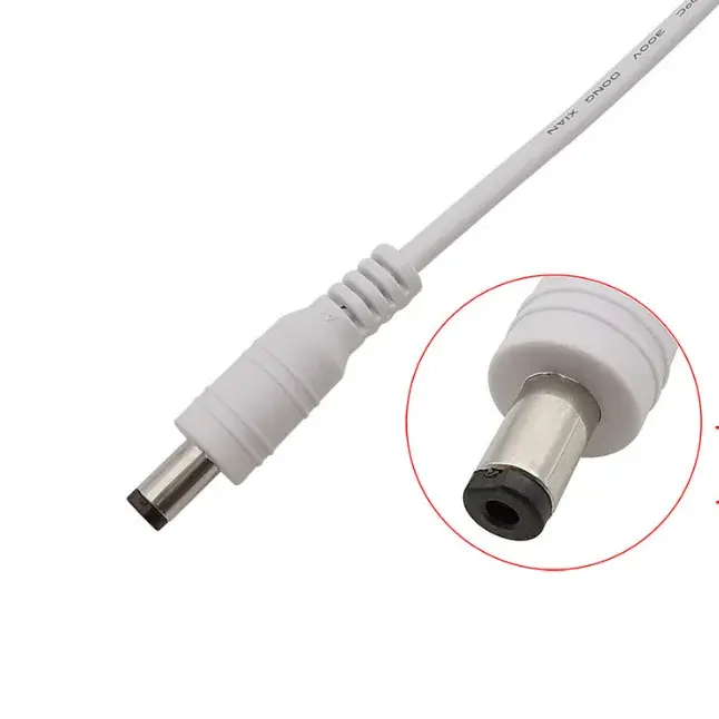 Dc Power Mannelijke Vrouwelijke Stekker Kabel Connector 5.5X2.1Mm Jack Adapter Voor Led Tape Licht