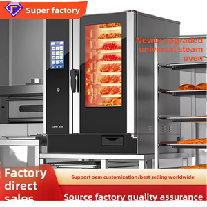 Horno Comercial Integrado con Vaporera, Termostato Ajustable, Pantalla LED, Control Táctil, Deslizante, para Panadería J0-E Comercial - Product Image 4
