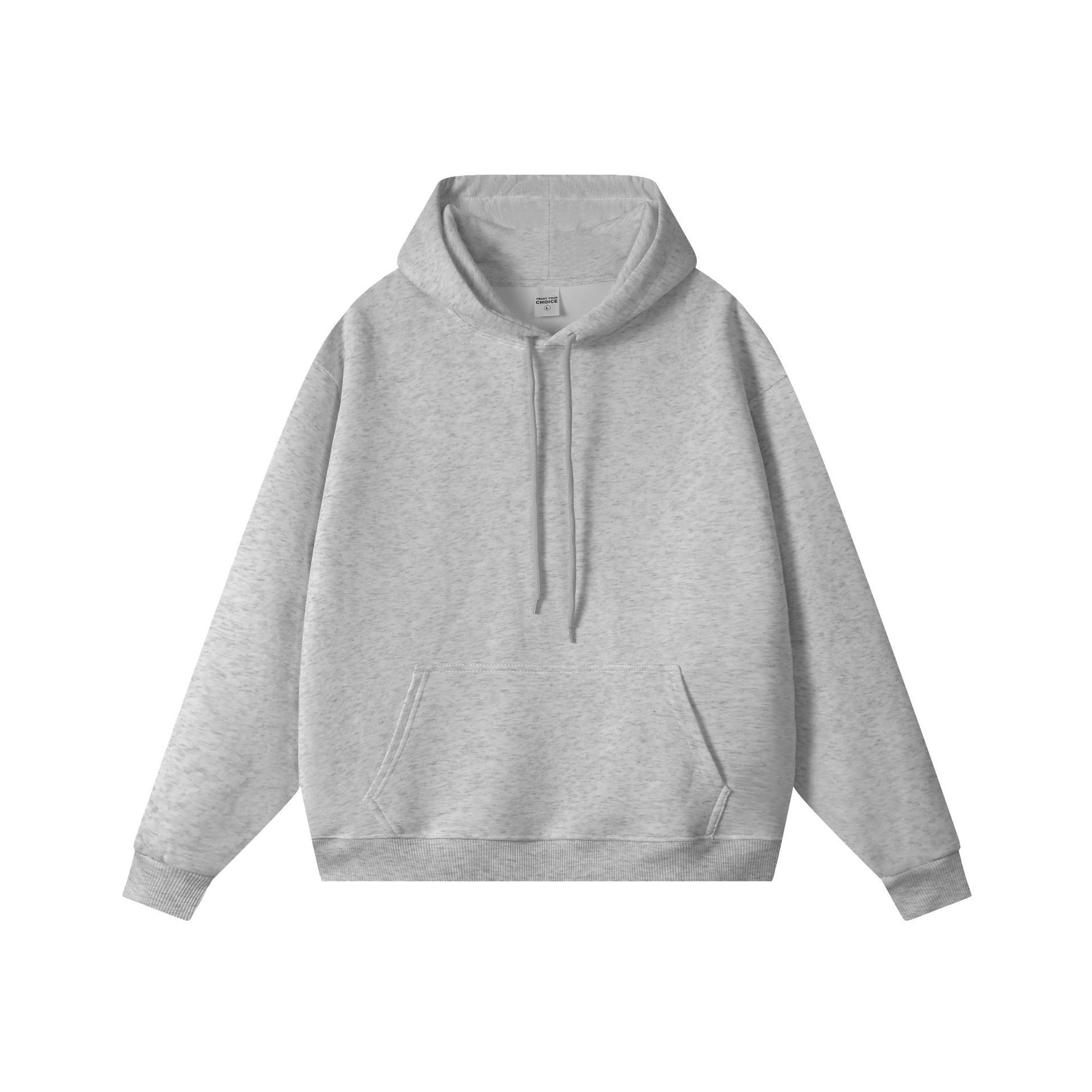 À capuche-Gris chiné