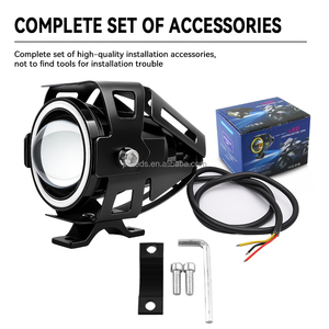 Faro Delantero LED para Motocicleta Lelanpu de Alta Calidad, Resistente al Agua IP67, 30W 1000LM, Luces de Punto, Mini Láser <span class=keywords><strong>U7</strong></span>, Lámpara de Conducción para Moto - Product Image 3