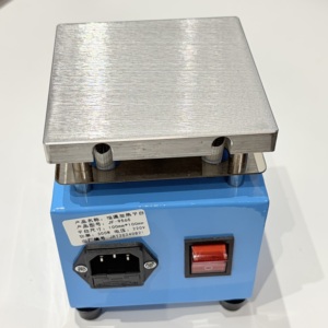 Plateforme chauffante à thermostat numérique réglable pour la fusion de colle à la kératine, base en aluminium - Product Image 4