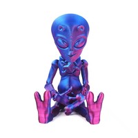 Ornement extraterrestre 3D avec articulations mobiles, Halloween créatif, cadeaux de Noël, décorations de vacances faites à la main