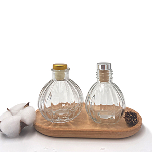 Rỗng rõ ràng Vòng bí ngô hình dạng hương liệu sậy khuếch tán hương thơm chai thủy tinh với nút chai - Product Image 6