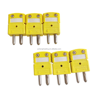 Conector de Termopar Tipo K T J E N R S U de Alta Calidad, Mini Conector Macho y Hembra