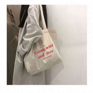 Canvas Lining Shoulder <b>Bag</b> 2024 New Ins Shoulder Letter Japanese Fashion Lady <b>Bag</b> Canvas Student Crossbody <b>Bag</b> Fashion Canvas - Product Image 1
