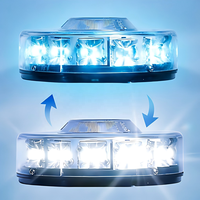 Zweifarbige 3-Watt-LED-Warnleuchte BL107 Rot Blau Gelb Weiß Grün mit Blitzmustern