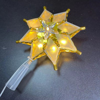 Éclairage de sommet d'arbre de Noël LED blanc chaud à intensité variable, étanche IP33, transfrontalier, 30 pouces
