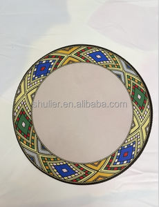 Panier tissé traditionnel éthiopien napperon design Nouvelle Offre Spéciale habesha salle à manger napperon <span class=keywords><strong>saba</strong></span> rond - Product Image 6