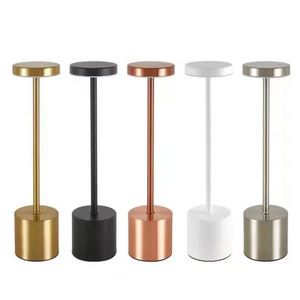 Portable LED Wireless <b>Touch</b> Desk <b>Lamp</b> Rechargeable Table Light 3 Colors Dimmable Bedside Creative Ambient <b>Lamp</b> for Room Decor - Product Image 1