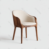 Chaises de salle à manger modernes en bois massif, confortables, avec revêtement en cuir, convertibles, meubles pour la maison, le bureau et la cuisine
