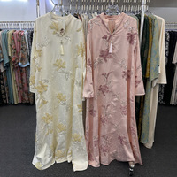 Robe Kaftan à manches à sequins et plumes, ornée de perles, directement de l'usine, pour femmes musulmanes, idéale pour l'Aïd, les mariages, les occasions formelles, Abaya Modeste MaxiGow
