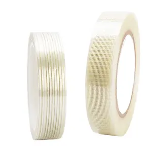 2024 Trending Strong Adhesion Easy Peel Off Clean Removal Filament Single-sided Tape Fibre Tape