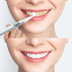 Bolígrafo blanqueador seguro de esmalte altamente efectivo 35% peróxido de carbamida Gel blanqueador de dientes sin dientes sensibles pluma blanqueadora