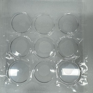 Manmade <strong>4</strong> Inch Sapphire Aspherical <strong>Lens</strong> Watch Component OEM High Purity High Transmittance 9 Mohs Hardness Double Polished Sides - Product Image 2
