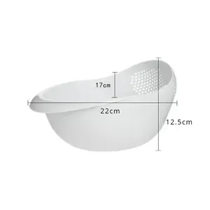 Ustensiles de cuisine en plastique de qualité alimentaire vert-rose pour barbecue, accessoires ménagers pour séchoir à riz, haricots et pois - Product Image 6