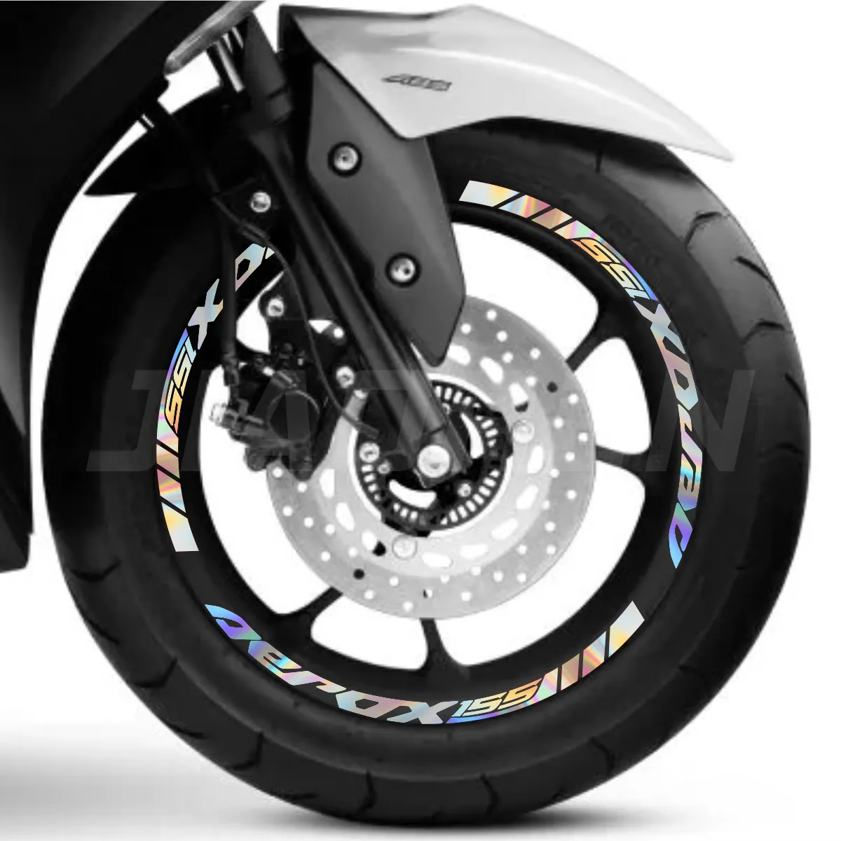 Stiker pelek sepeda motor, untuk yamaha aerox 155 wheel aerox v2 dekoratif stiker pelek reflektif