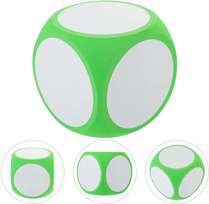 ลูกเต๋าโฟม EVA แบบนุ่ม ลบได้ ขนาดใหญ่ 10 ซม. ขอบมน สามารถปรับแต่งได้ ลบง่าย ขั้นต่ำในการสั่งซื้อต่ำ - Product Image 5