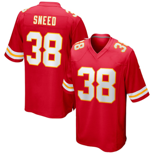 2025 nuova maglia da Football americano cucita 15 Patrick Mahomes 10 <span class=keywords><strong>Hill</strong></span> 87 Kelce uniforme da Football americano di alta qualità - Product Image 2