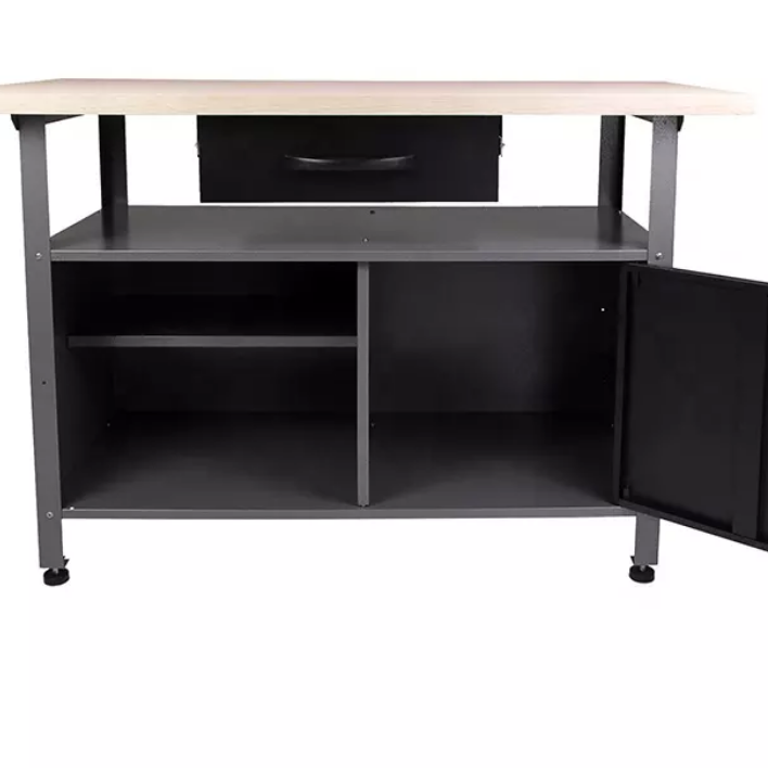 Верстак для инструментов с инструментальной панелью, используемой для гаража, верстак для рабочего шкафа, рабочая верстак для мастерской