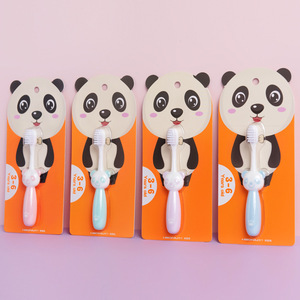 Cepillo de dientes para niños, diseño de panda, cerdas suaves, 3-6 años, cepillo de dientes manual para niños - Product Image 4