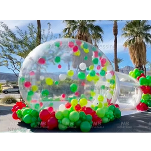 Carpa Inflable de Grado Comercial, Lona de PVC Transparente, Domo con Bomba de Aire, Casa Inflable - Product Image 1