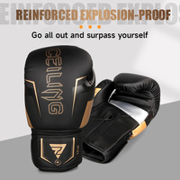 Gants de boxe professionnels en cuir PU, ajustables, pour adultes, personnalisables, pour le combat Sanda, Muay Thai, pratiques en extérieur