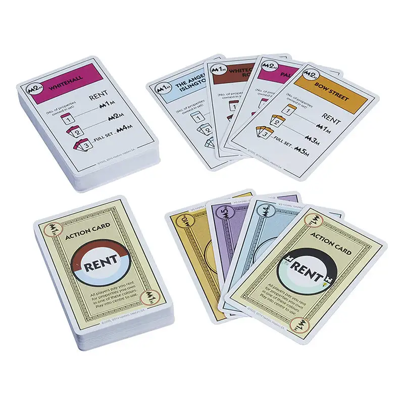 Crianças Jogando Cartas Jogos Embalagem Personalizada Cartão Flashcards Caixas De Cartões De Impressão Personalizada