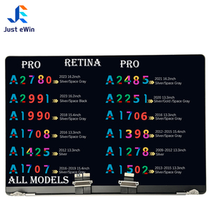 Convient pour les écrans LCD d'ordinateurs portables <span class=keywords><strong>Apple</strong></span> Professioal Editio A2780 A2485 A2991 A2251 A1990 A1706 A1708 A1398 A1425 A1278 A1707 A1502 - Product Image 1