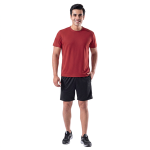 Nouveaux T-shirts pour hommes tendance, 100% coton, respirants, manches courtes, coupe classique, prix raisonnables, best-sellers, vêtements de sport pour la course à pied - Product Image 1