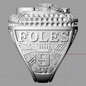 Nhẫn vô địch thế giới chính thức của đội Philadelphia <span class=keywords><strong>Eagles</strong></span> NFL, đồng nguyên chất mới, không bao giờ bị xỉn màu, hàng loạt sản phẩm tùy chỉnh - Product Image 4