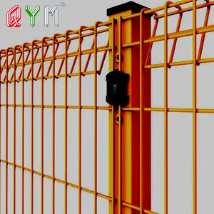 CuộN hàng đầu Hàn lưới hàng rào Bảng điều khiển BRC thép hàng rào Singapore