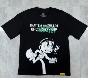 T-shirts pour hommes de haute qualité 100% coton imprimés, vêtements oversize, T-shirts « THAT'S a AWFUL LOT of COUGH SYRUP » pour hommes - Product Image 5