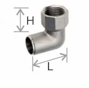 Прямой угол короткий локоть из нержавеющей стали локоть 90 градусов нержавеющая сталь фитинги из нержавеющей стали резьбовой локоть 90 градусов
