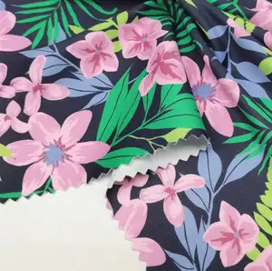 Digital Printed 100% Polyester Jersey Fabric For Garment