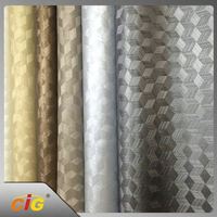 Cuir synthétique PVC PU de haute qualité, populaire, en stock pour machines, tissu miroir PVC, cuir PVC