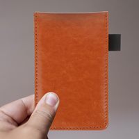 Ensemble de porte-bloc-notes en cuir Xindars avec poche, recharges de bloc-notes, stylo métallique - Réunions/Enregistrements quotidiens 3x5 pouces (marron) Cadeau