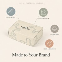 Boîte d'emballage en carton ondulé personnalisée avec impression, doublure noire, slogan doré à l'intérieur, design avant conique, vente en gros