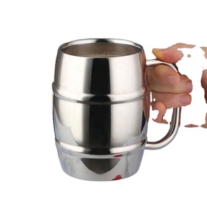 <b>Double</b> <b>Wall</b> Beer <b>Mug</b> Sublimation Creative Coffee <b>Mug</b> Insulate Stainless Steel Wine Tumbler - Product Image 2