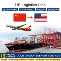 Agent d'expédition DDP porte-à-porte par mer LCL Express et transport routier, services DDP DDU pour les États-Unis et le Canada par voie maritime