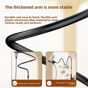 Soporte para Secador <span class=keywords><strong>de</strong></span> Pelo para Mascotas, Giratorio 360 Grados, <span class=keywords><strong>de</strong></span> Aleación <span class=keywords><strong>de</strong></span> Aluminio, con Abrazadera, Manos Libres - Product Image 2