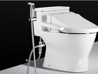 Ensemble de pulvérisateur de bidet mural à 2 fonctions en plastique ABS, pulvérisateur vertical à main, installation facile, design moderne, salle de bain, hôtel