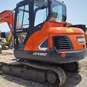 DX60 usado Doosan rueda mini excavadora 2023 modelo 6 toneladas bajas horas motor Corea venta China Stock - Product Image 1