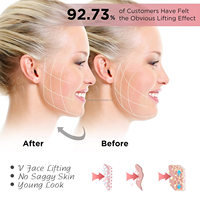 Offre Spéciale usine V ligne levage Bandage menton masque en forme de v masque facial mentonnière pour l'exercice de la mâchoire endormie