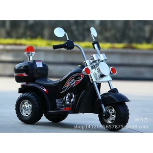 Electric Tricycle Motorcycle 12V Ride On Toy For 1-6 Years Old Kids With <b>Lights</b> And <b>Music</b> Red Color - Product Image 2