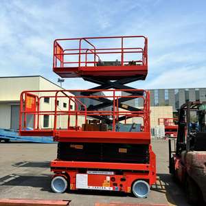 10m 12m gunting meja angkat, pekerjaan udara mendorong sendiri gunting <span class=keywords><strong>Platform</strong></span> angkat 6m gunting hidrolik - Product Image 2