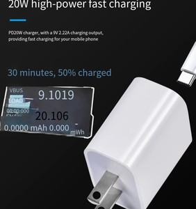 Compatible con Carga Rápida PD <span class=keywords><strong>de</strong></span> <span class=keywords><strong>Apple</strong></span>, Cabezal y Cable <span class=keywords><strong>de</strong></span> Carga Rápida PD <span class=keywords><strong>de</strong></span> 20W, Juego <span class=keywords><strong>de</strong></span> <span class=keywords><strong>Cargador</strong></span> PD <span class=keywords><strong>de</strong></span> 20W, Cable <span class=keywords><strong>de</strong></span> Datos <span class=keywords><strong>de</strong></span> 14ª Generación - Product Image 2